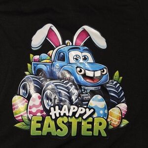 NWOT Happy Easter Monster Truck Graphic Tee